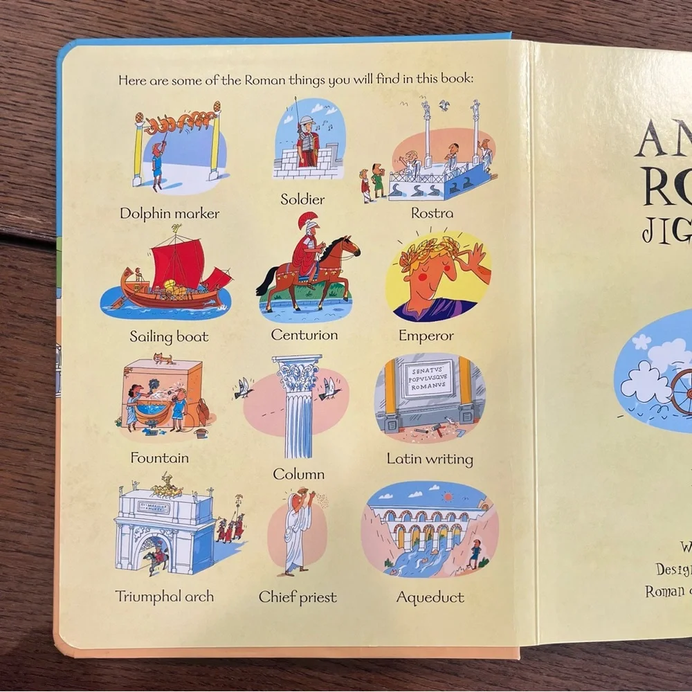 Ancient Romans Jigsaw Book (Usborne Jigsaw Books) | homeschool